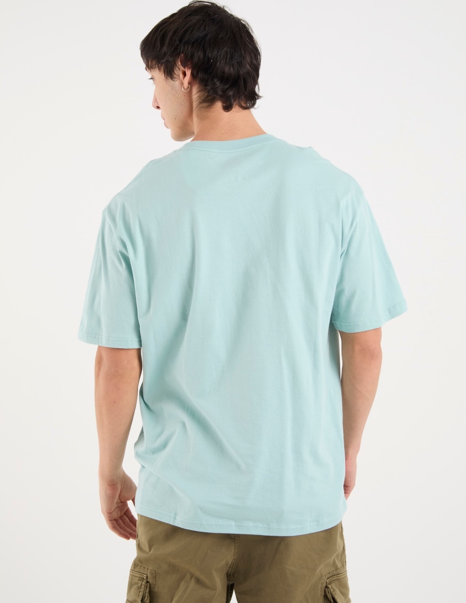Playera quiksilver cuello redondo para hombre