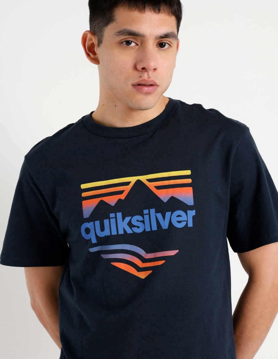 Playera quiksilver cuello redondo para hombre
