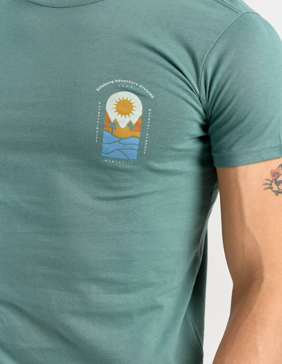 Playera Sundown Ss manga corta para hombre 3