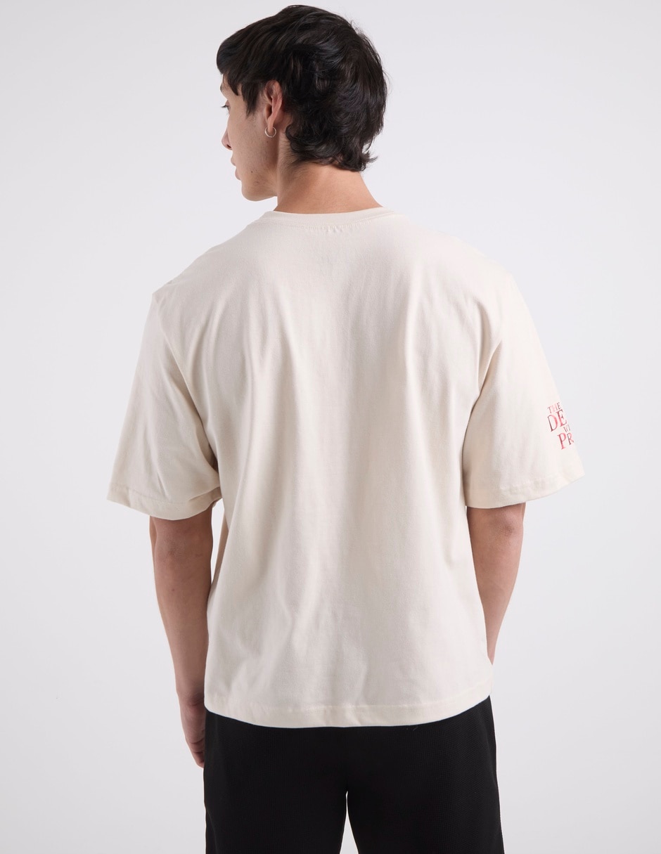 Playera El diablo viste a la moda cuello redondo para hombre 11