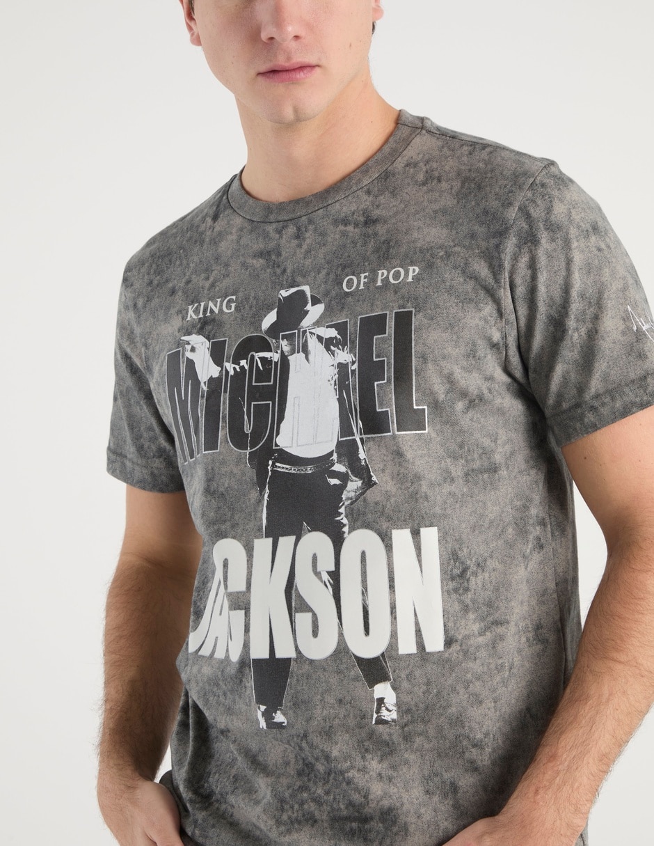 Playera Michael Jackson cuello redondo para hombre