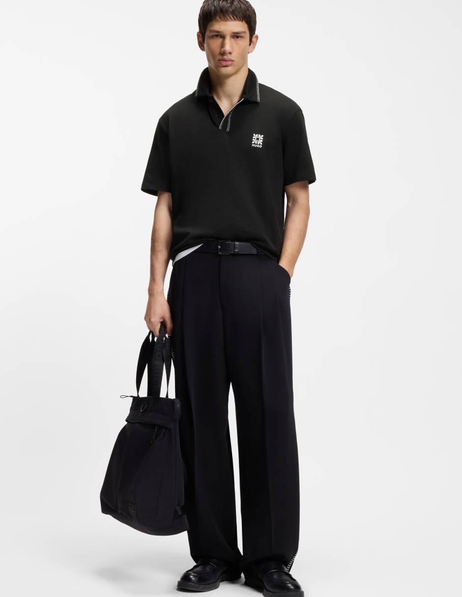 Playera tipo polo Hugo para hombre