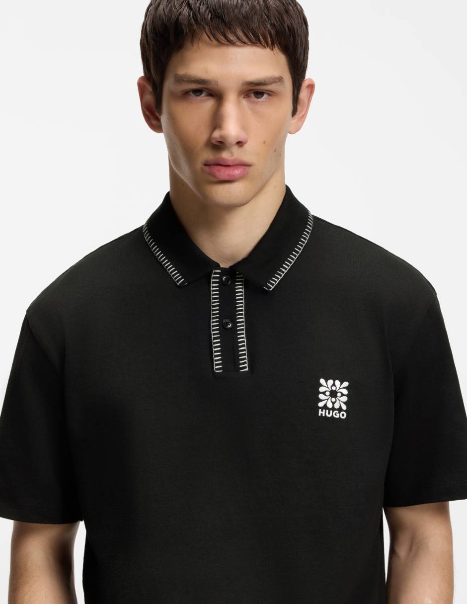 Playera tipo polo Hugo para hombre