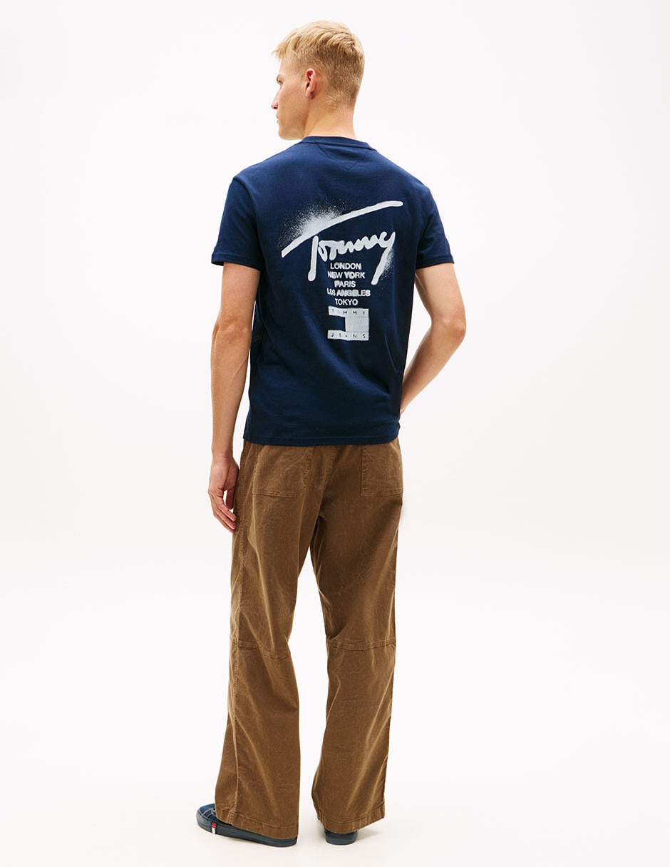 Playera Signature cuello redondo para hombre