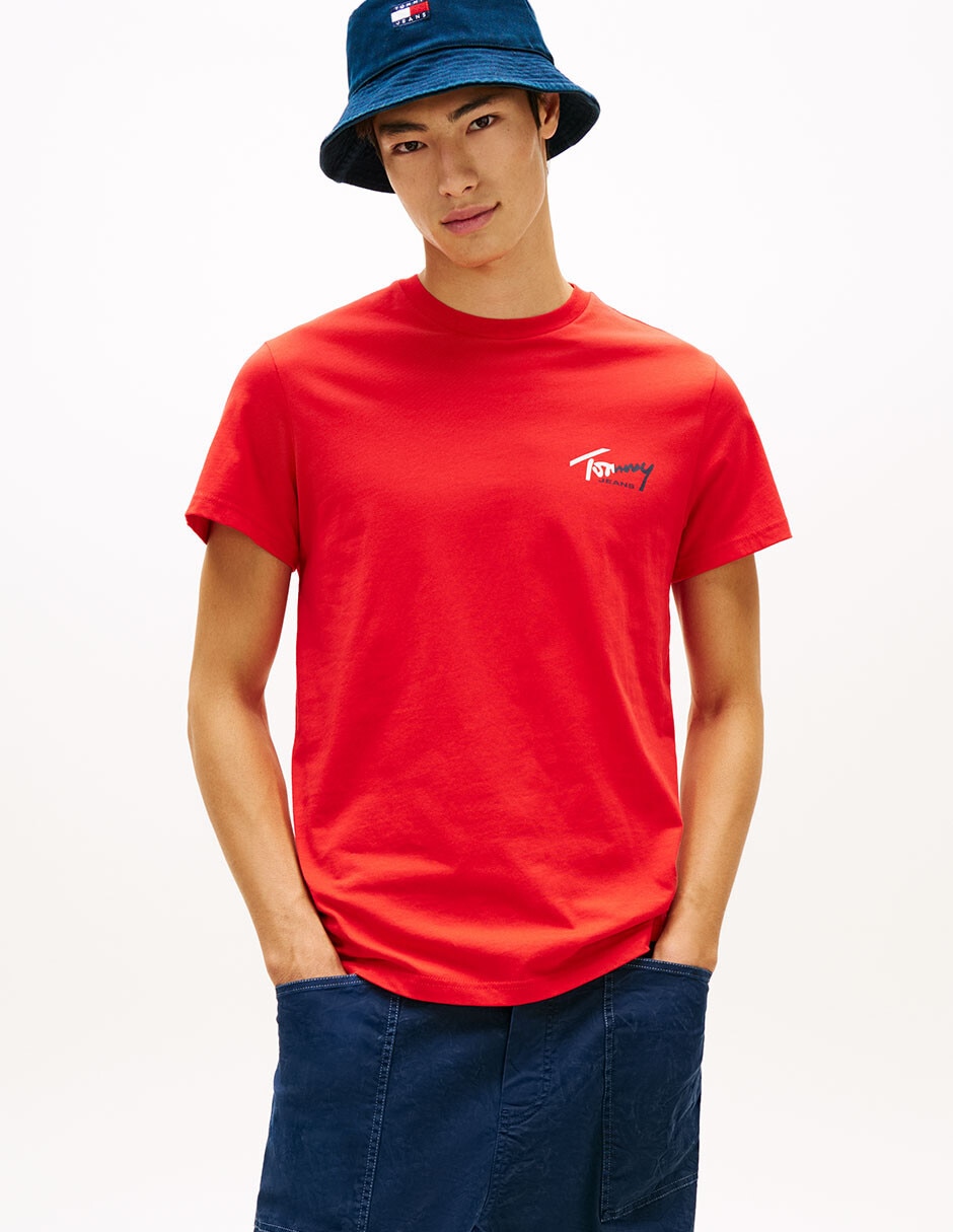Playera signature cuello redondo para hombre