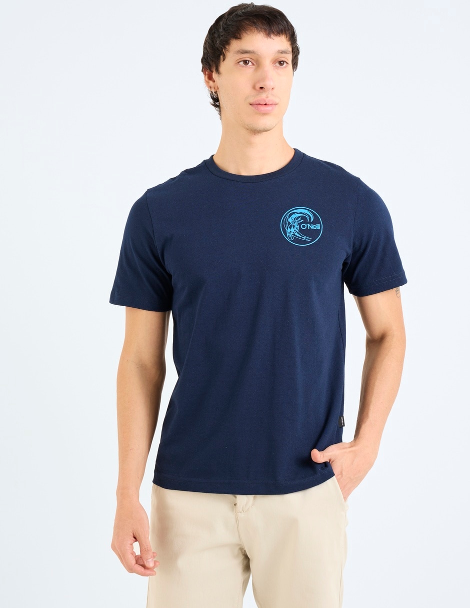 Playera cuello redondo para hombre
