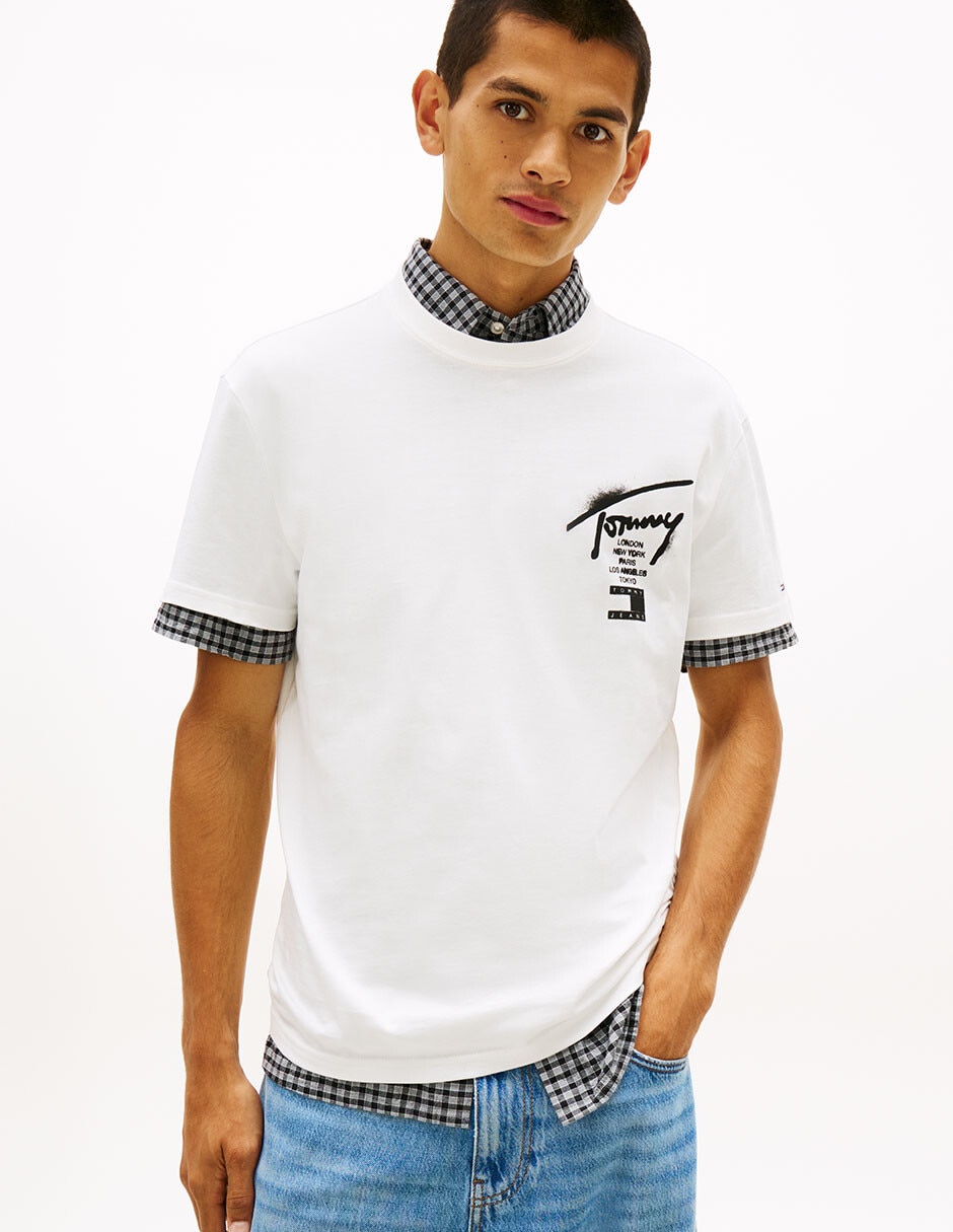 Playera cuello redondo para hombre Playera cuello redondo para hombre