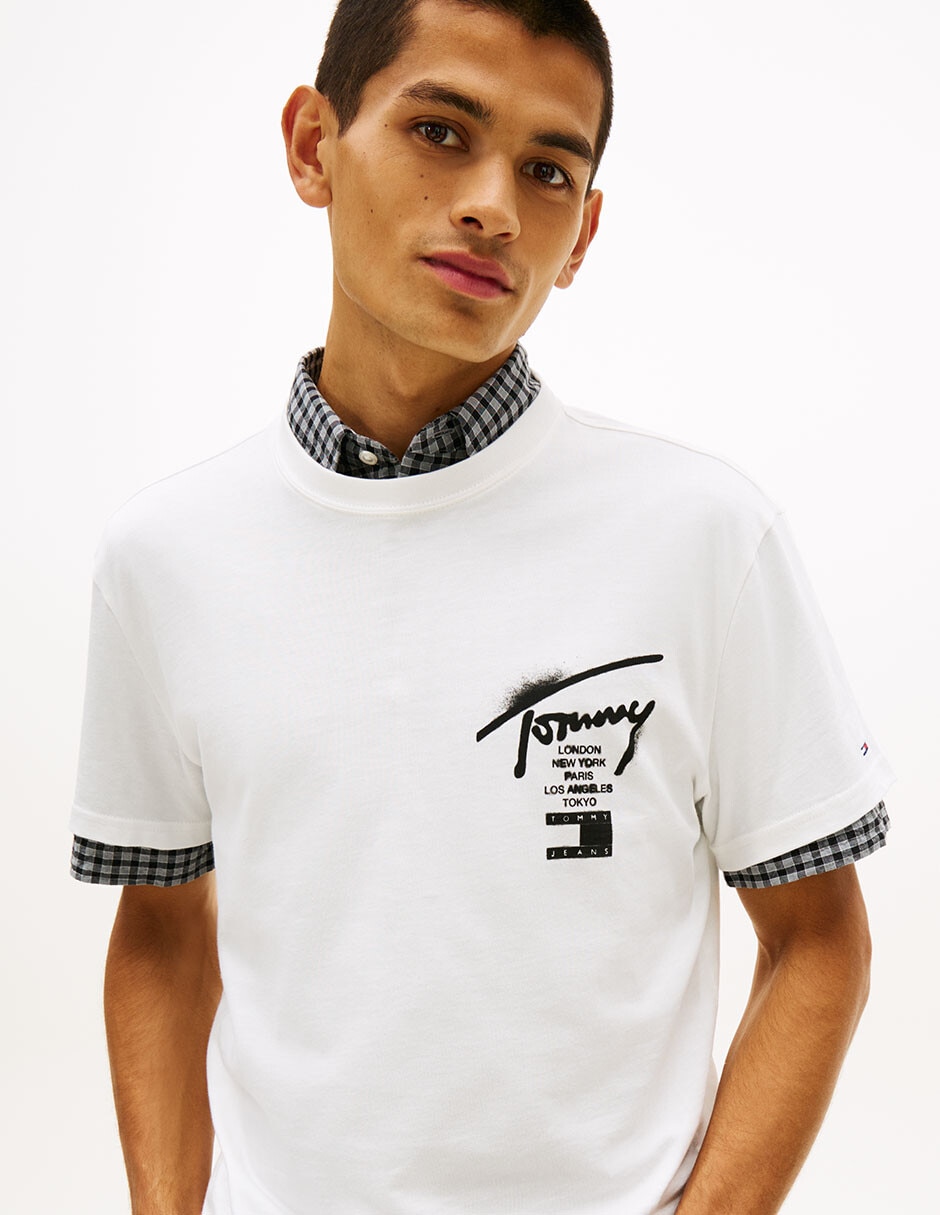 Playera cuello redondo para hombre 4
