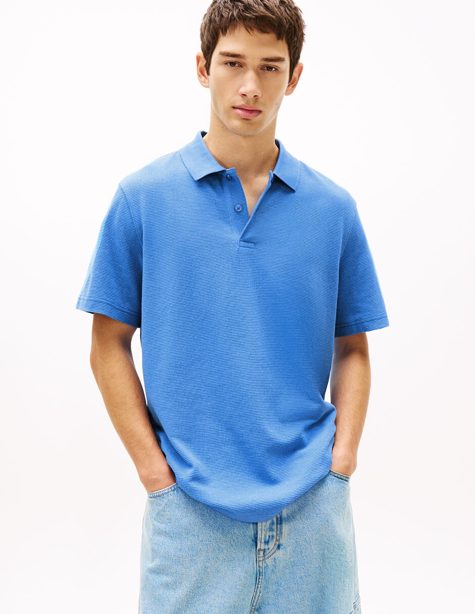 Playera tipo polo para hombre