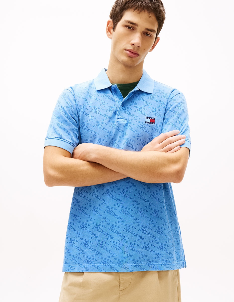 Playera tipo polo para hombre