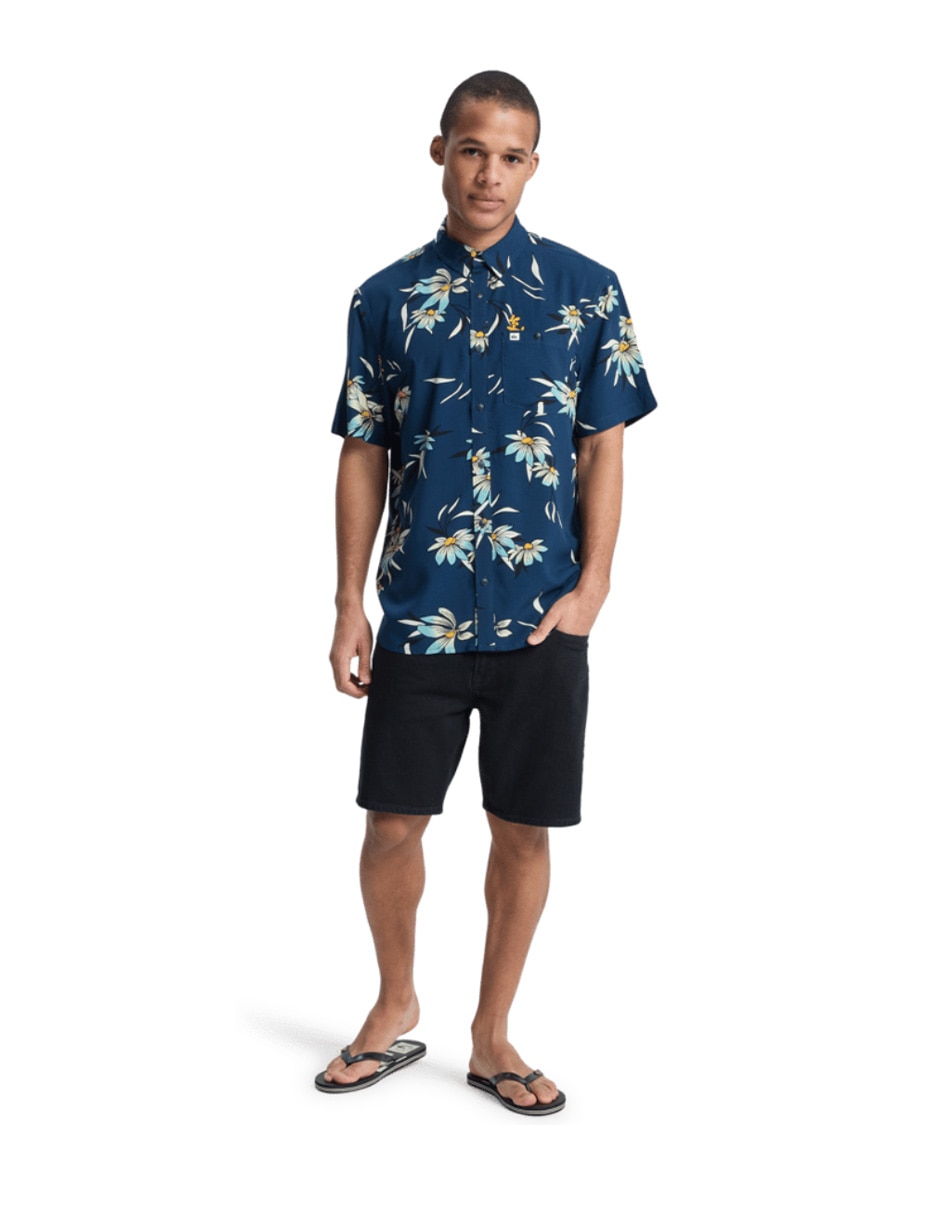 Camisa de algodón manga corta para hombre 2