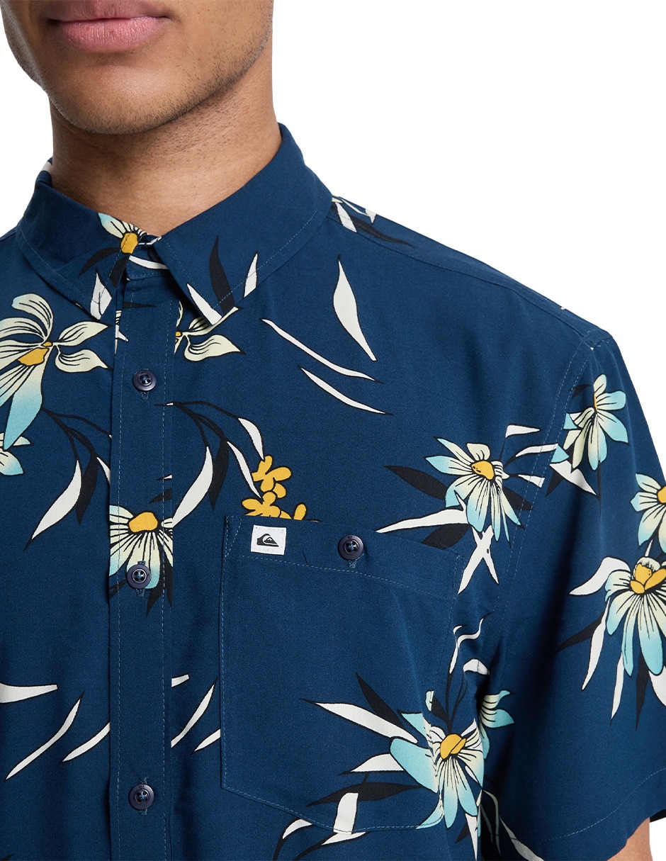 Camisa de algodón manga corta para hombre 4