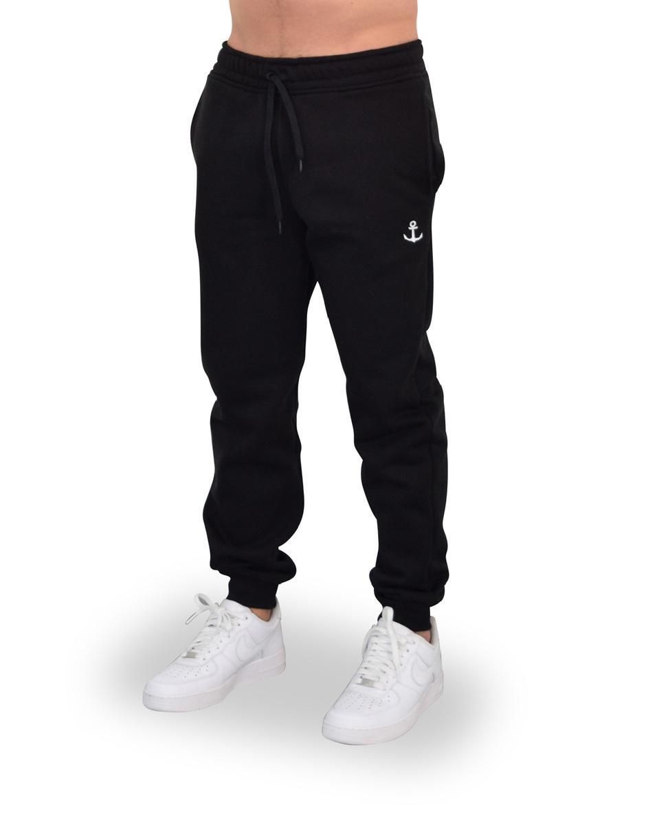 Jogger regular chillout fleece estampado logo con bolsillos para hombre