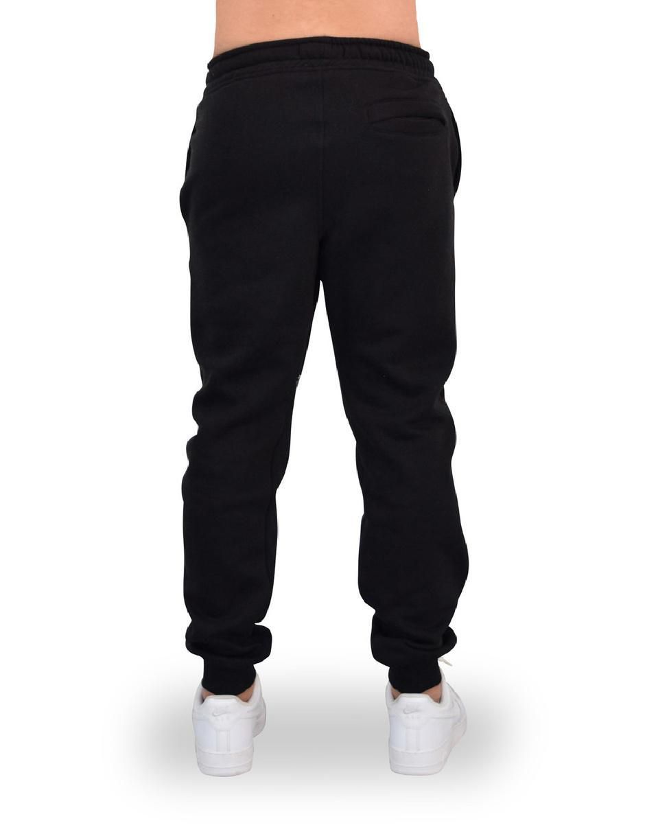 Jogger regular john leopard chillout fleece estampado logo con bolsillos para hombre