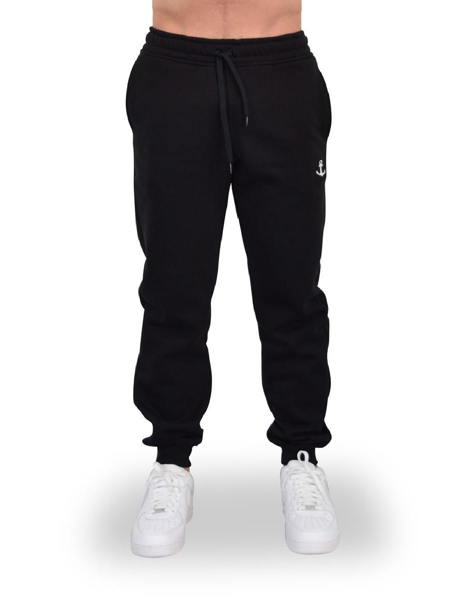 Jogger regular john leopard chillout fleece estampado logo con bolsillos para hombre