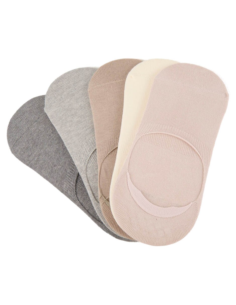 Protector de pie de algodón para mujer 5 pares Protector de pie de algodón para mujer 5 pares