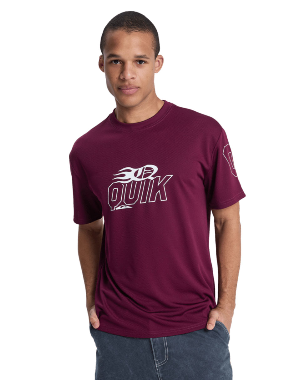 Playera quiksilver mercury americana cuello redondo para hombre
