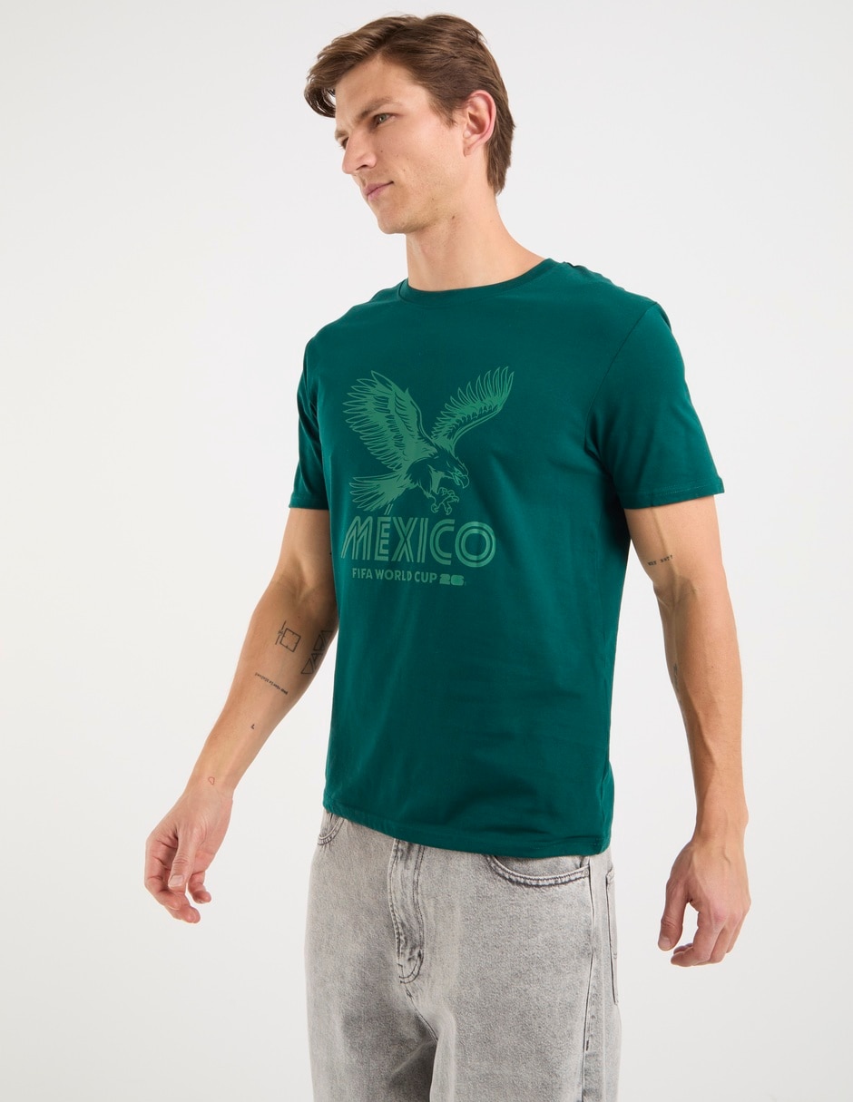 Playera nations collection méxico cuello redondo para hombre 2
