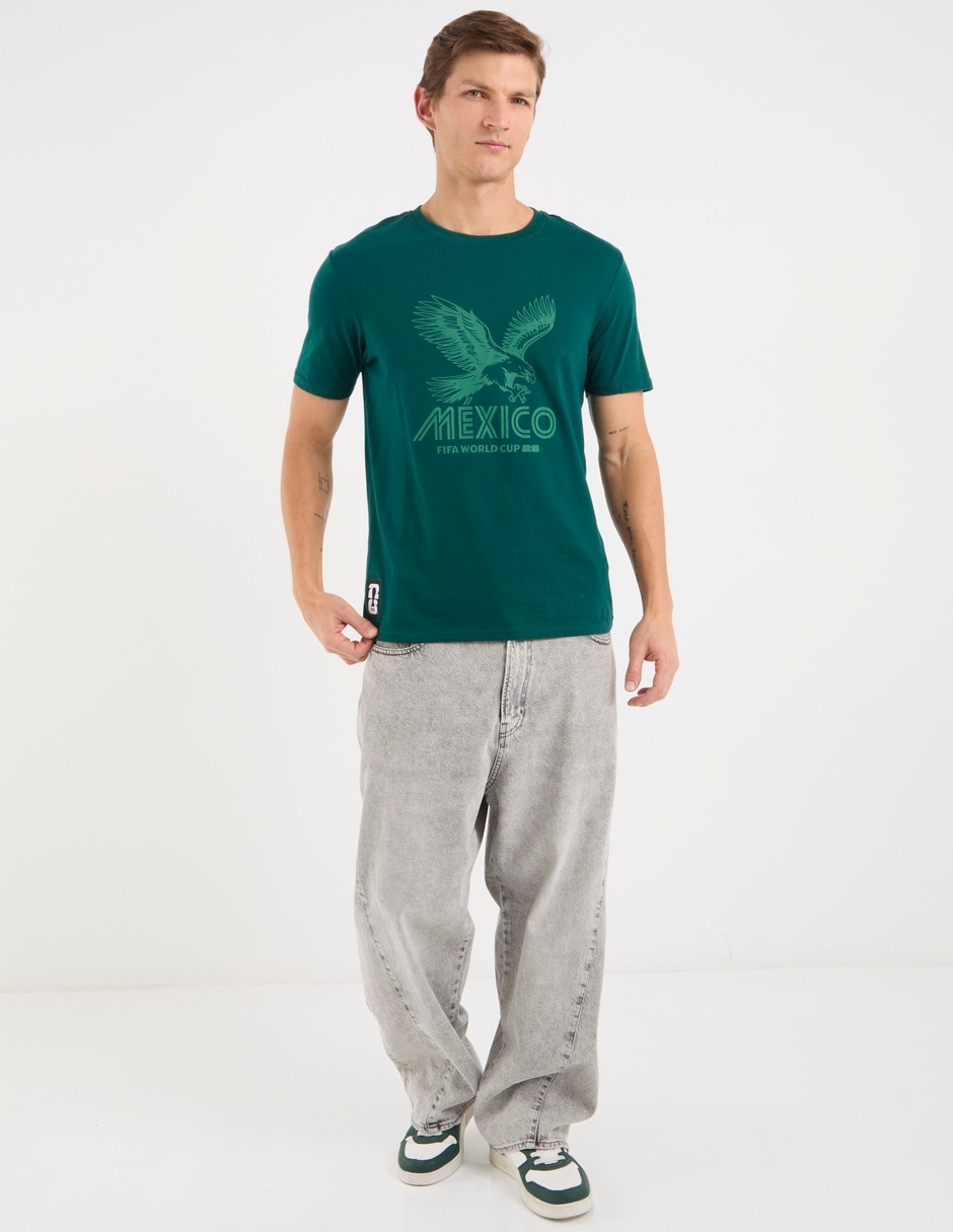 Playera nations collection méxico cuello redondo para hombre 3