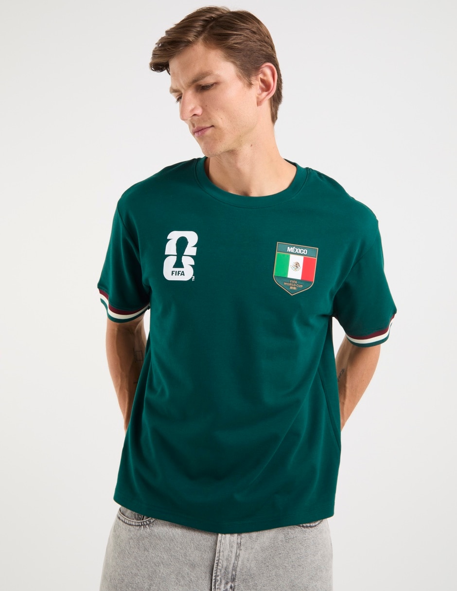 Playera fifa cuello redondo para hombre