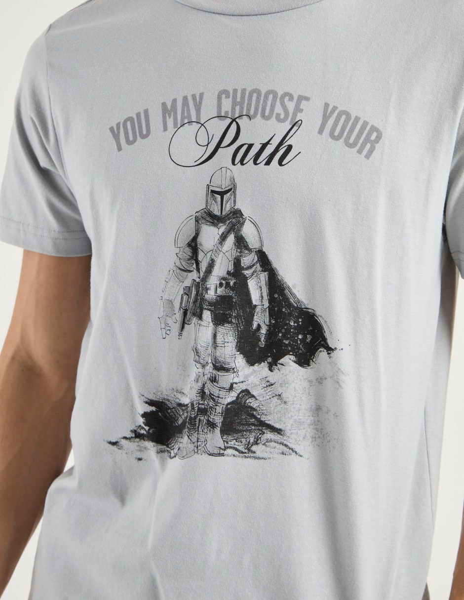 Playera Grogu cuello redondo para hombre 8