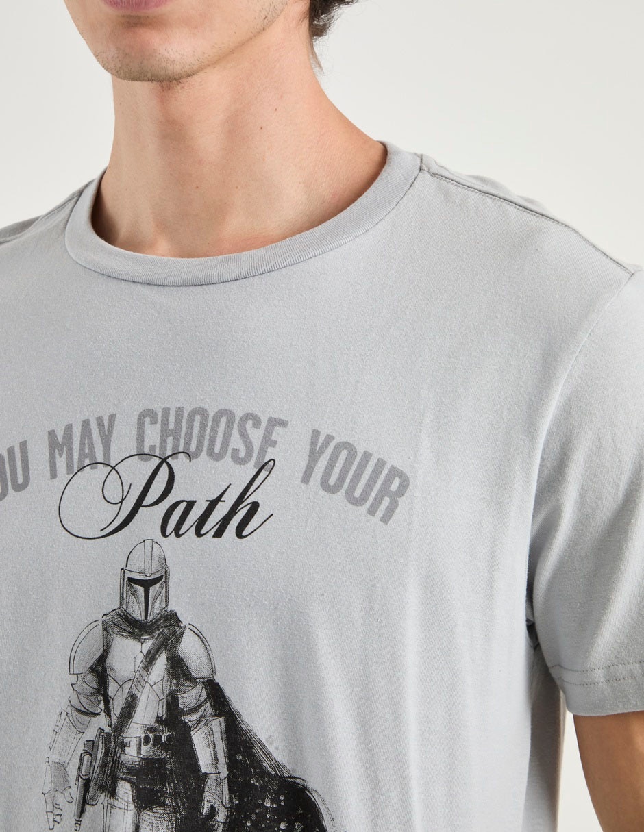 Playera Grogu cuello redondo para hombre 3