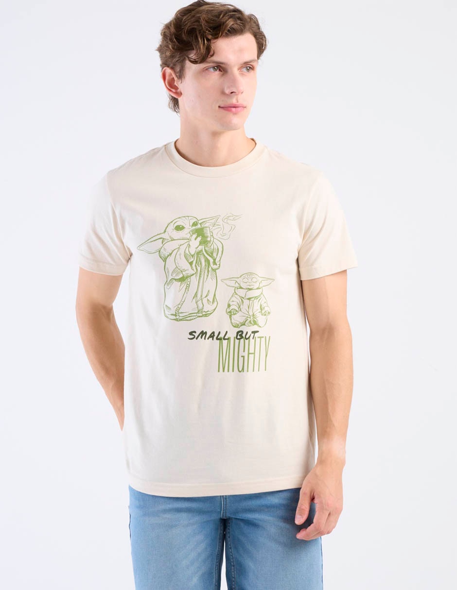 Playera small but mighty cuello redondo para hombre 2