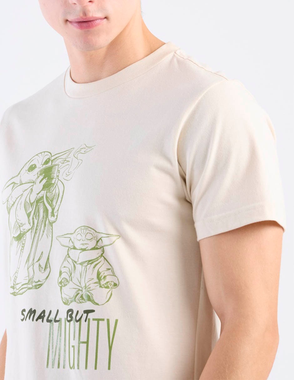 Playera small but mighty cuello redondo para hombre 4