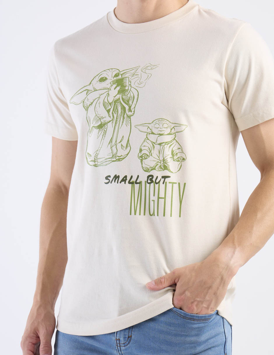 Playera small but mighty cuello redondo para hombre 5
