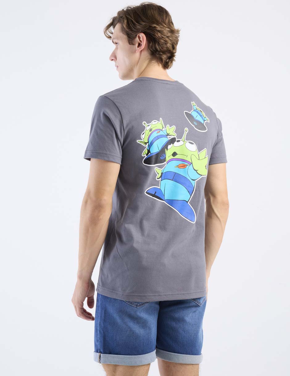 Playera pizza planet cuello redondo para hombre 6