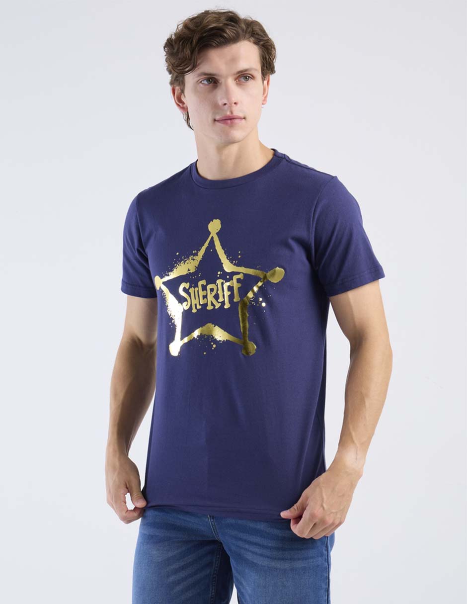 Playera cuello redondo para hombre 2