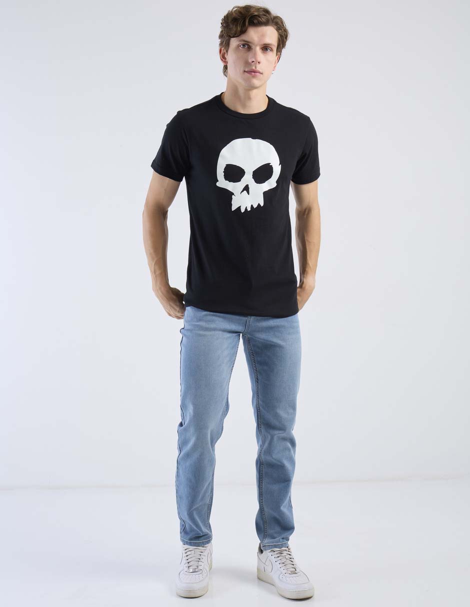Playera sid skull cuello redondo para hombre 3