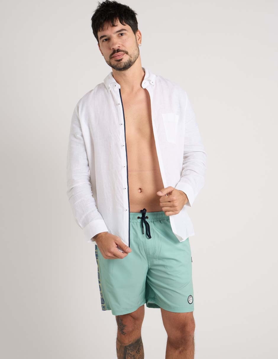 Traje de baño con bolsillos para hombre