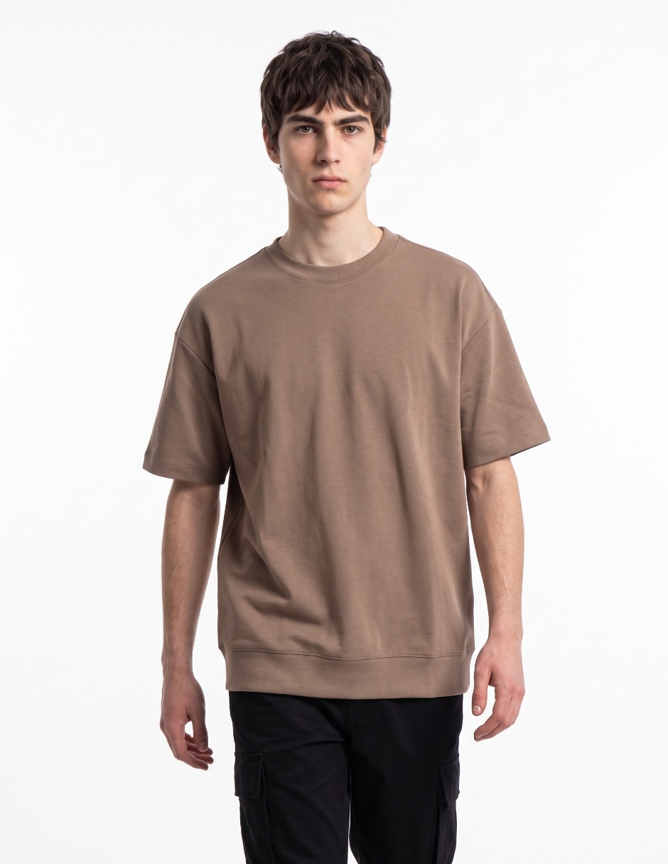 Playera cuello redondo para hombre