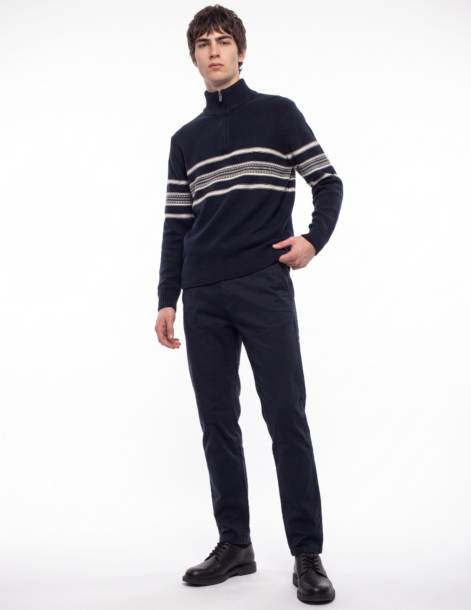 Suéter cuello alto para hombre 3
