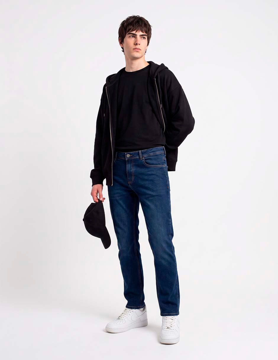 Jeans slim deslavado para hombre Jeans slim deslavado para hombre