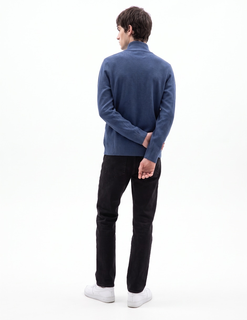 Suéter cuello alto para hombre 2