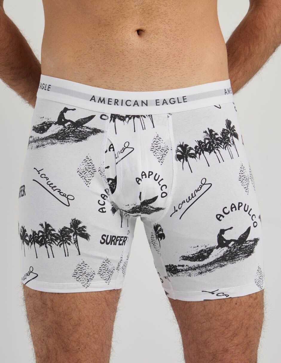 Bóxer American Eagle Jorge Campos De Algodón Para Hombre