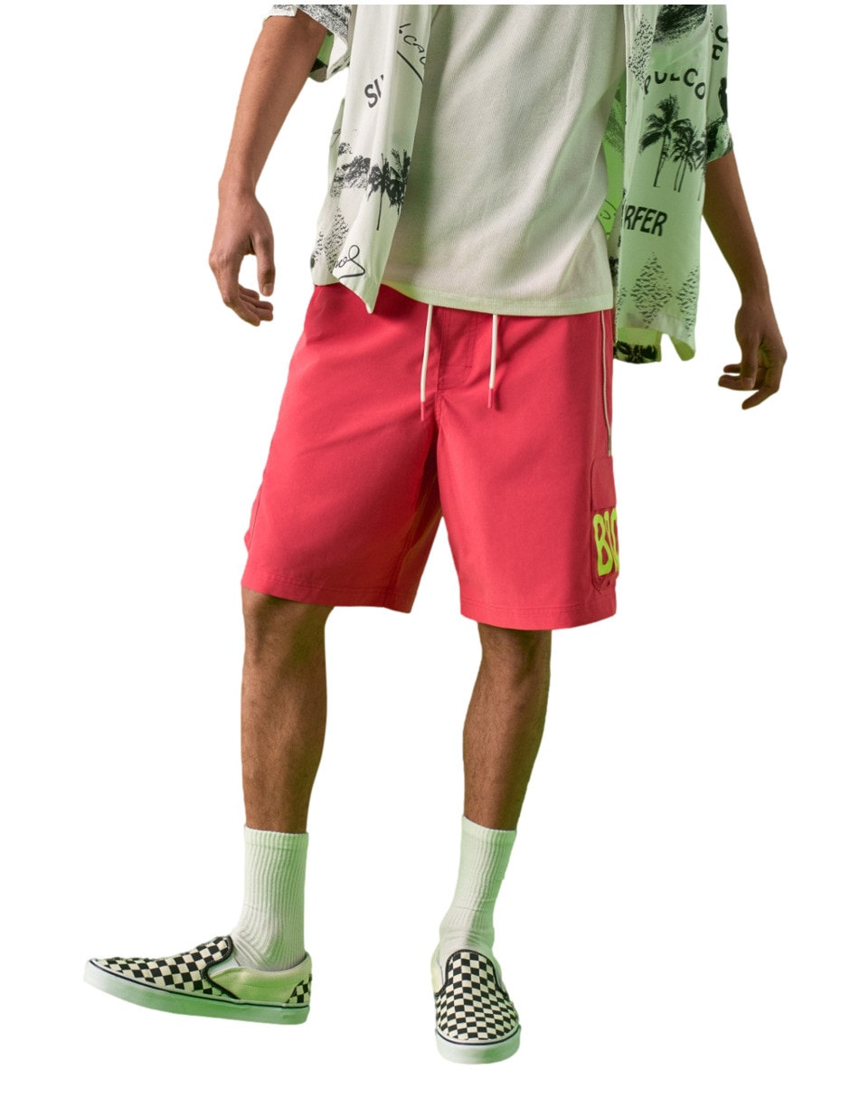 Traje de baño Jorge Campos con bolsillos para hombre