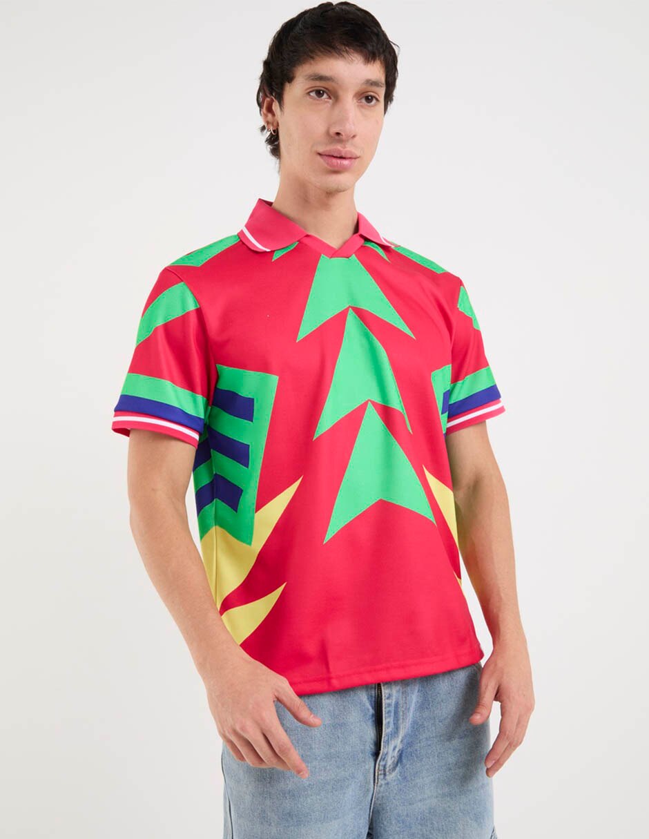 Playera tipo polo Jorge Campos para hombre Playera tipo polo Jorge Campos para hombre