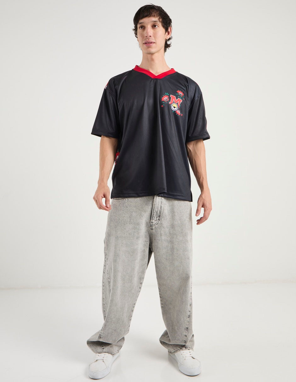 Playera licencias cuello v para hombre 3