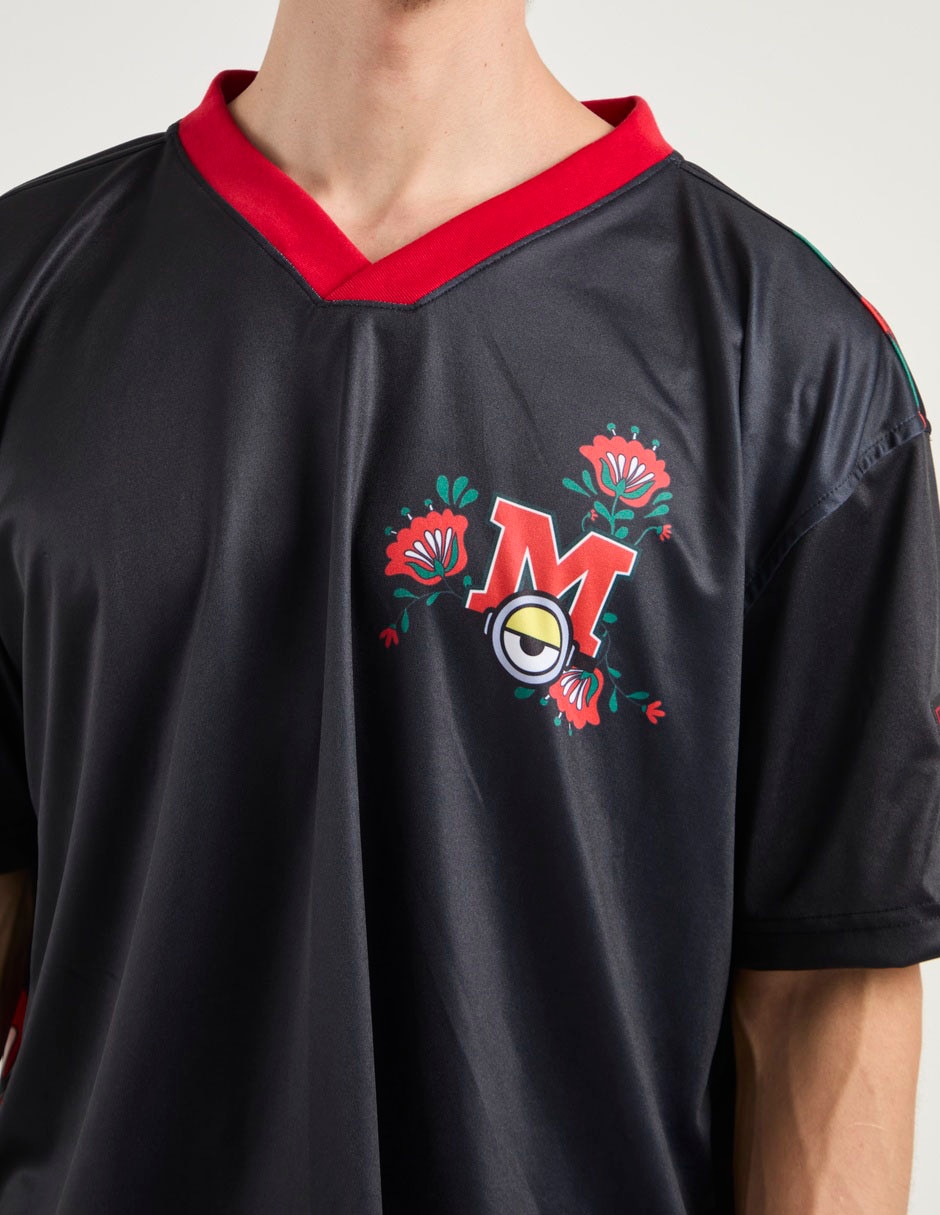Playera licencias cuello v para hombre 4
