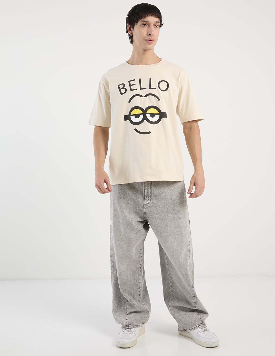 Playera Minions manga corta para hombre