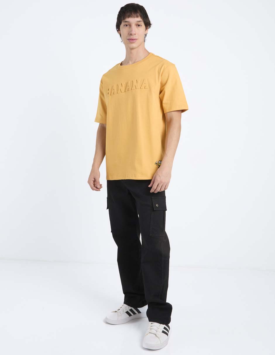 Playera cuello redondo para hombre