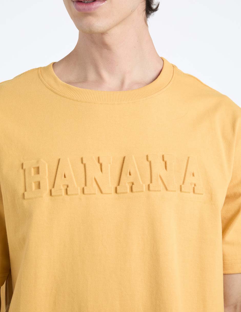 Playera cuello redondo para hombre