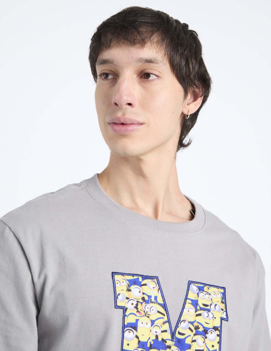 Playera cuello redondo para hombre