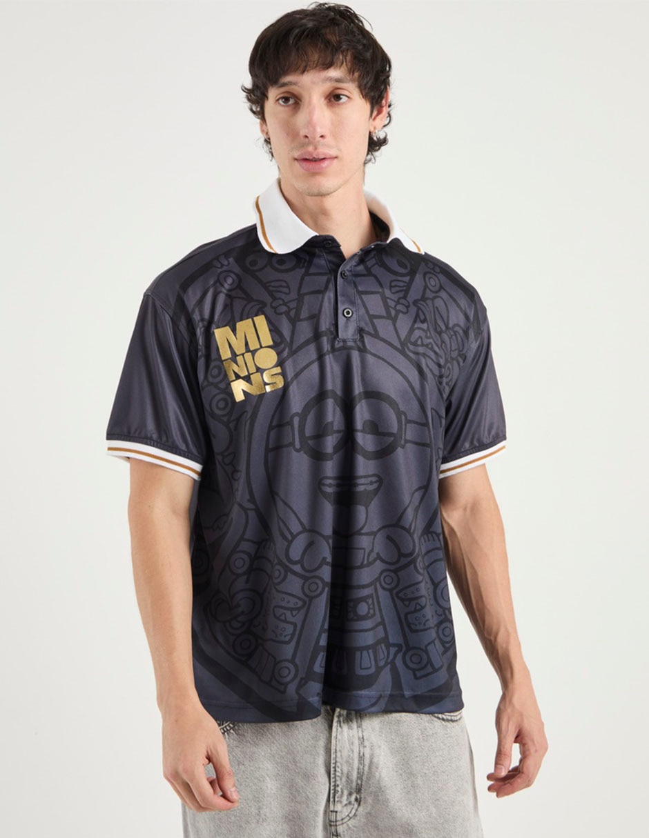 Playera univrs licencias cuello polo para hombre