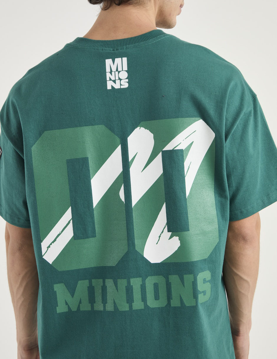 Playera univrs minions cuello redondo para hombre