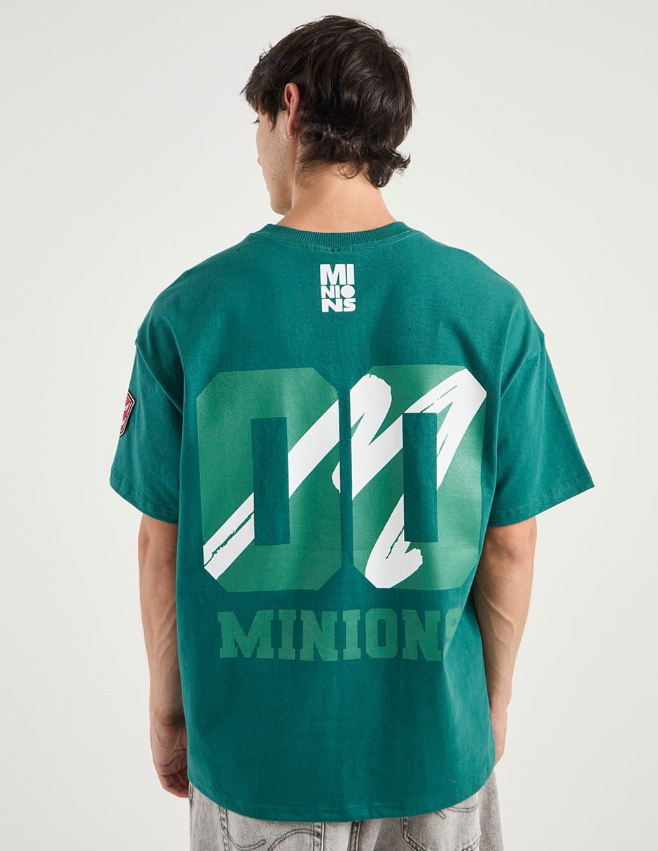 Playera univrs minions cuello redondo para hombre