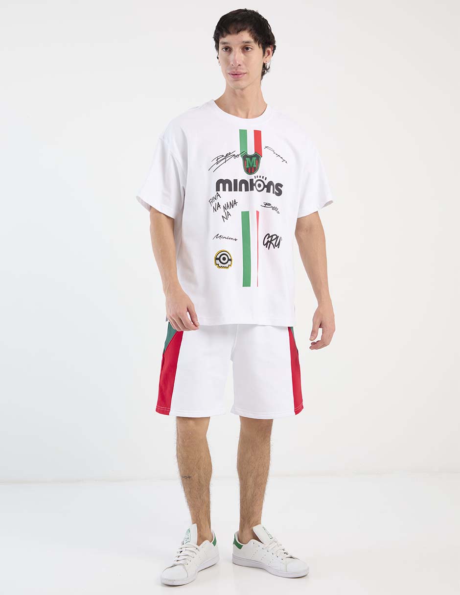 Playera minions cuello redondo para hombre 3